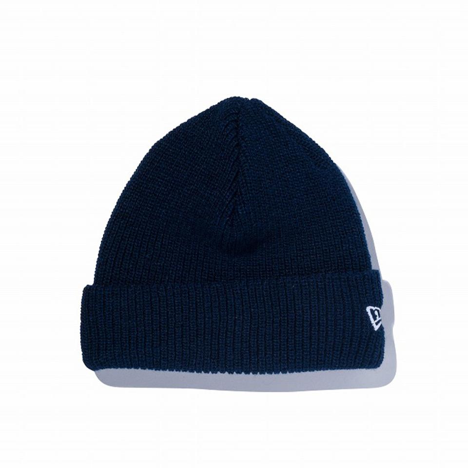 ニューエラ ニットキャップ ソフトカフニット ネイビー スノーホワイト New Era Knit Cap Soft Cuff Knit Navy Snow White