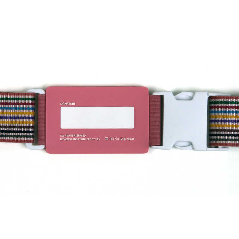 T＆S ティーアンドエス LEGEND WALKER SUITCASE BELT 9070 カラフルスーツケースベルト ブラック