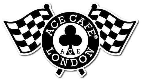 ACE CAFE LONDON エースカフェロンドン デカール ・チェッカーフラッグ ステッカー・デカール 外装