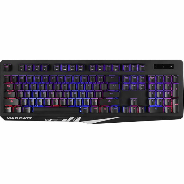 MAD CATZ S.T.R.I.K.E2 メンブレンキーボード黒 KS13MRUSBL000-0J(1台)