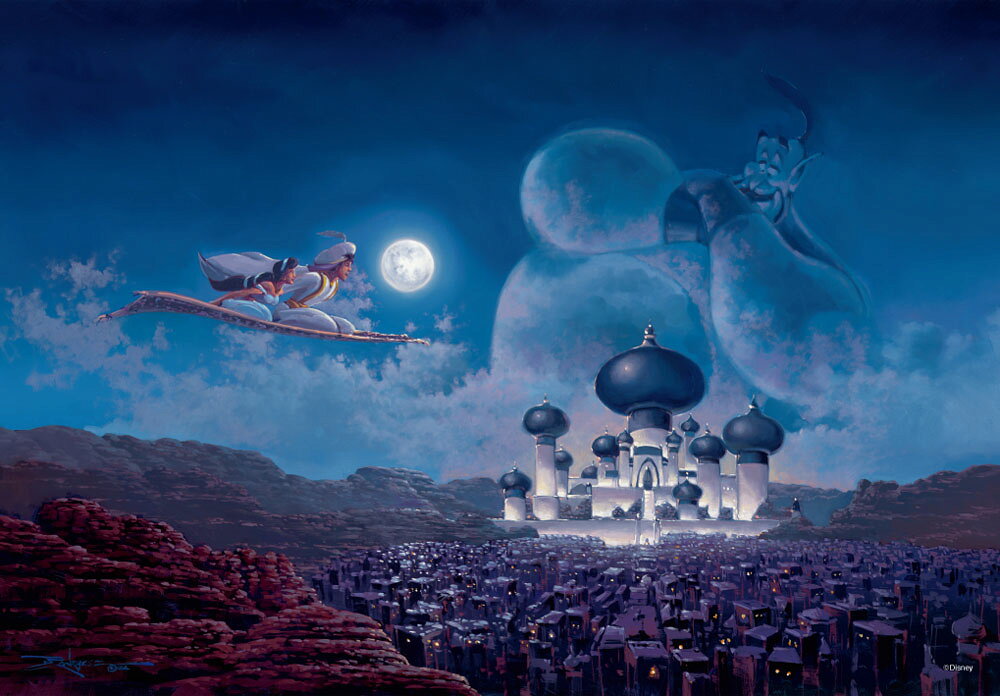 楽天市場】テンヨー 1000P（光るパズル） ディズニー フライト