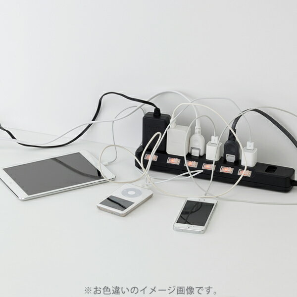 イノマタ化学 テーブルタップステーションLホワイト 8097093