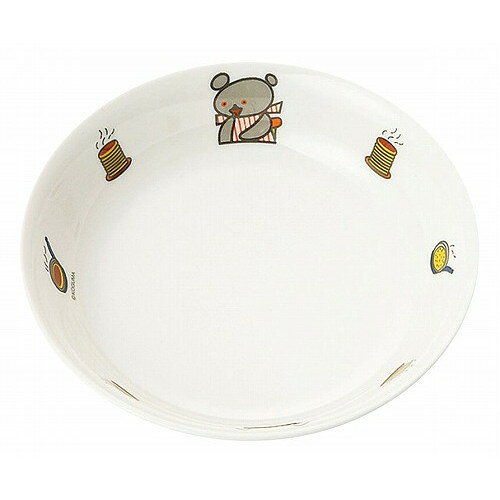 1444940 メラミン子供食器 こぐまちゃん 丸深皿 14cm D52KO 4960784171357