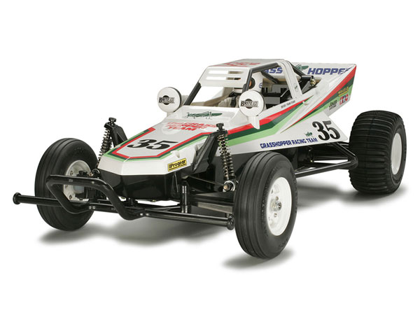 タミヤ、電動RCカー「グラスホッパー」キャンディーグリーンを