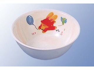 979200 メラミン子供食器 スイートラビット 中食器 J1SR 4960784310220