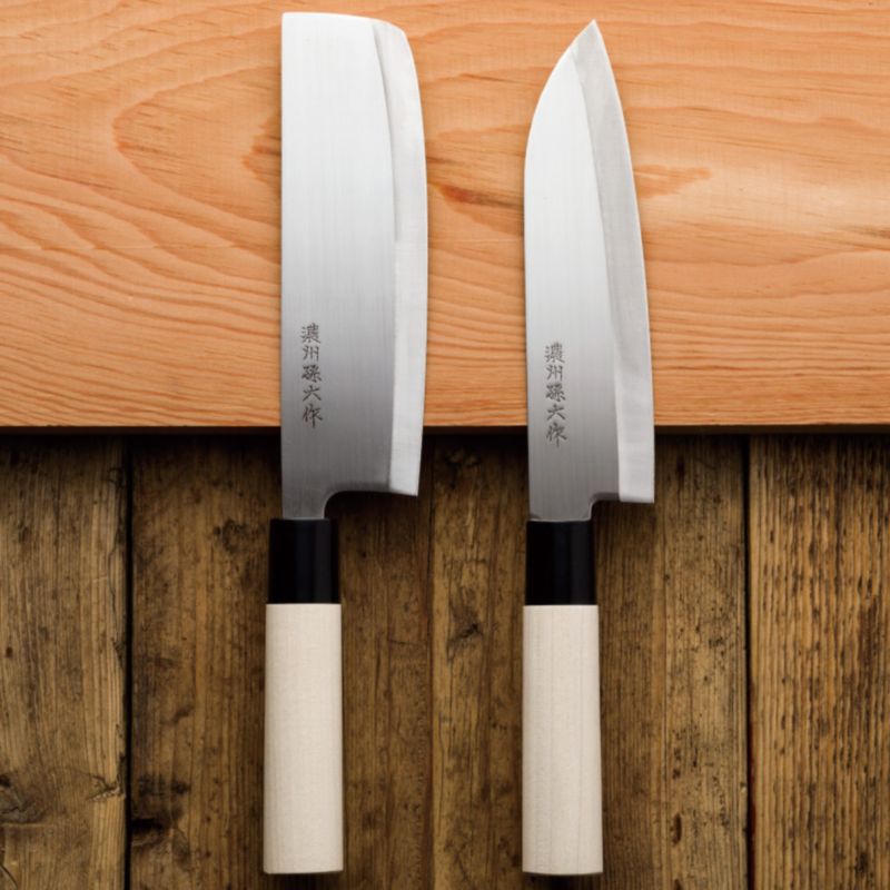 楽天市場】佐竹産業 nobland 〈暁里〉三徳・菜切和包丁セット 085A3008