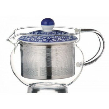 LINEクーポン有 西海陶器 73588 ブルーミルク SSガラスポット スーパーステンレス茶こしポット POT 波佐見焼 POTブルーミルク ガーデンSSポット 西海陶器波佐見焼 ブルーミルク柄