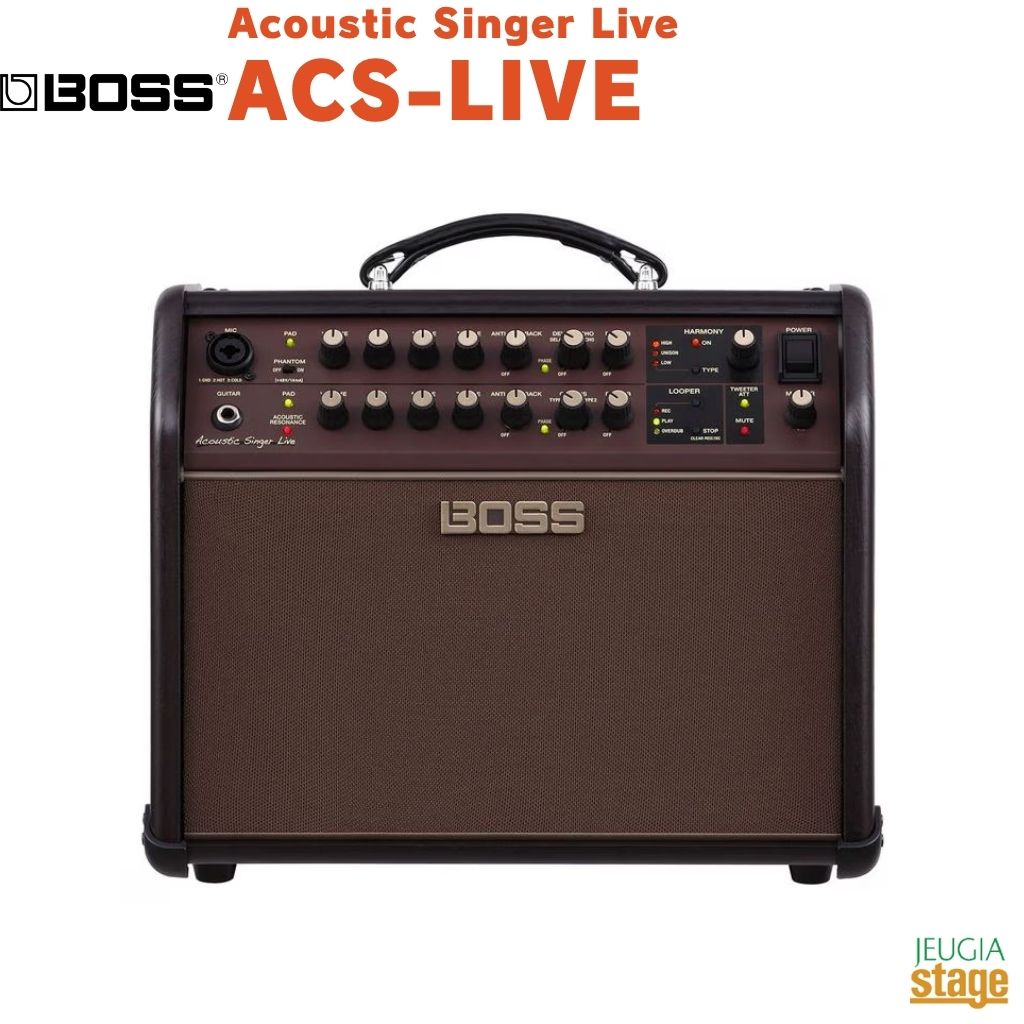 BOSS Acoustic Singer Live ACS-LIVE + 純正アンプカバー BAC-ACSLV セット　アコースティックギターアンプ