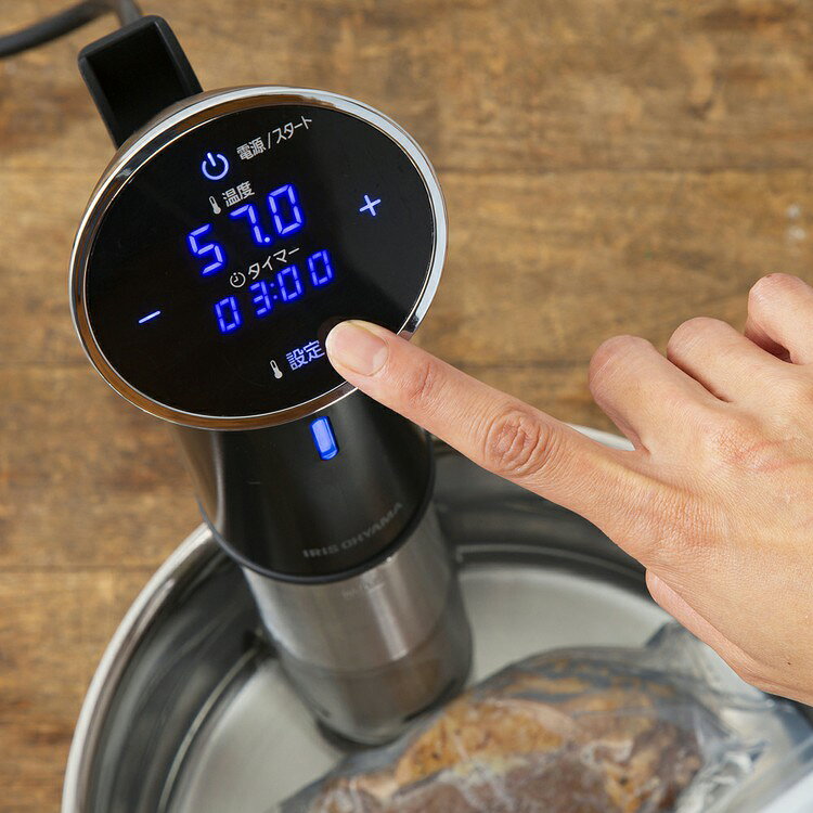楽天市場】アイリスオーヤマ IRIS 低温調理器 ブラック LTC-01 | 価格