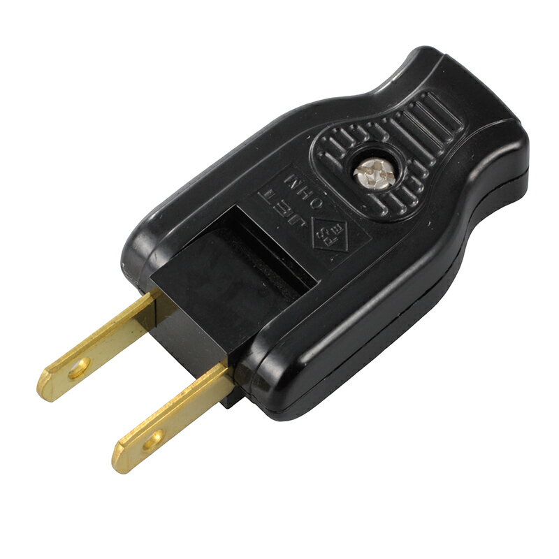 OHM オーム電機 00-8205 ムービープラグ 黒 HS-H63-K