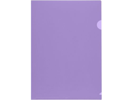 高透明カラークリアーホルダー <パック品>　パープル　FL-184HO