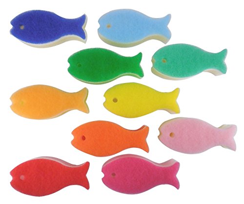 マーナ｜MARNA おさかなスポンジ10色セット T262