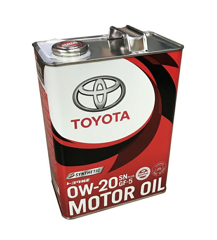 楽天市場】トヨタ自動車 TOYOTA エンジンオイル SP 0W-20 GF-6A 4L 缶