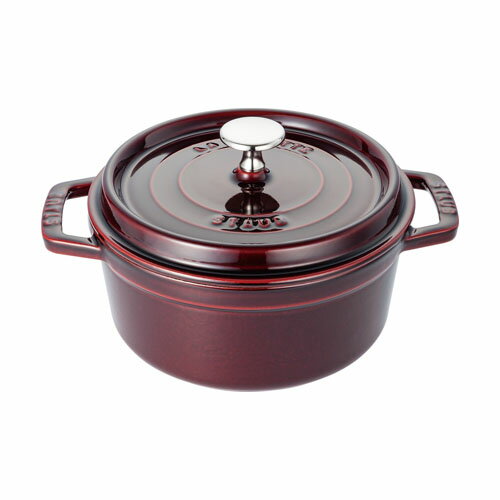 楽天市場】STAUB ストウブ ピコ・ココット ラウンド22cm 黒40509－305
