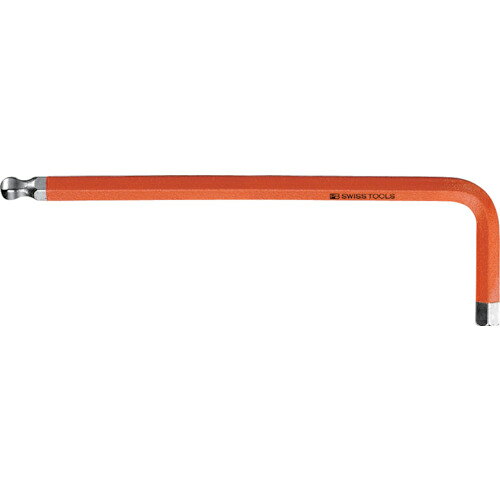 PBスイス 212-5OR ボール付六角棒レンチ レインボー オレンジ色