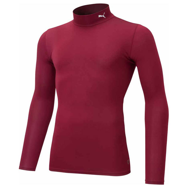 PUMA プーマ コンプレッション_モックネック_LS_シャツ 656331 色 : 09CORDOVAN-P サイズ : 4XL
