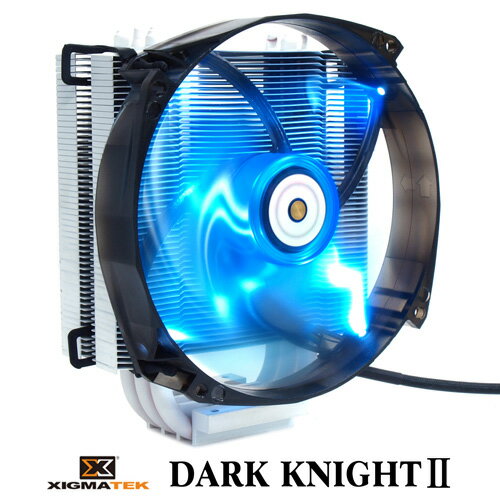 XIGMATEK サイドフロー型CPUクーラー DARK KNIGHT II WHITE ダークナイト2 ホワイト EN6619