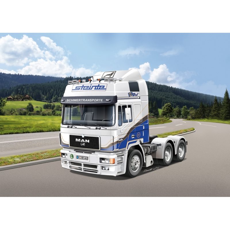 楽天市場】1/24 トラック＆トレーラー MAN F2000 6x4 プラモデル