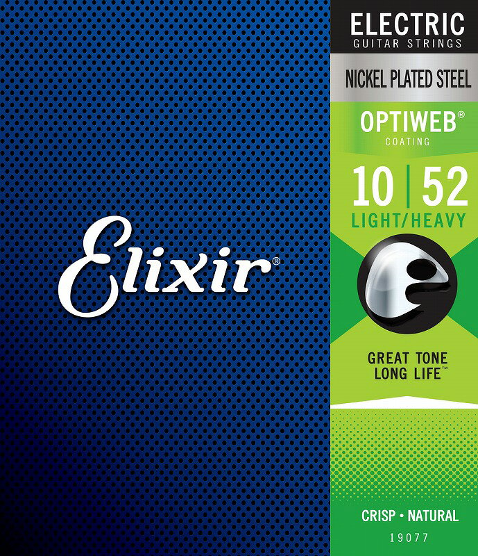 ELIXIR 19077 Optiweb Light Heavy 10-52 エレキギター弦