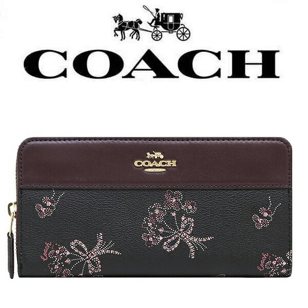COACH  長財布　シグネチャー　小さな花柄模様 544c68bf14f4b1a33a8f2639871c6b