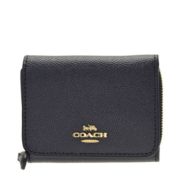 新品 COACH コーチ 折り財布 ブラック 黒 カーキ 二つ折り財布 コーチ COACH アウトレット 二つ折り財布 シグネチャー ブラック