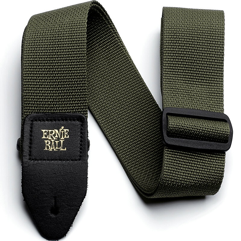 アーニーボール POLYPRO STRAPS ギターストラップ OLIVE #4048
