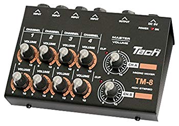 楽天市場】キクタニミュージック Tech 4ch マイクロミキサー TM-4