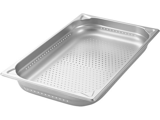 3570101 プロシェフ 18-8 穴明GNパン補強重なり防止付 1 1 65mm 4548170087767