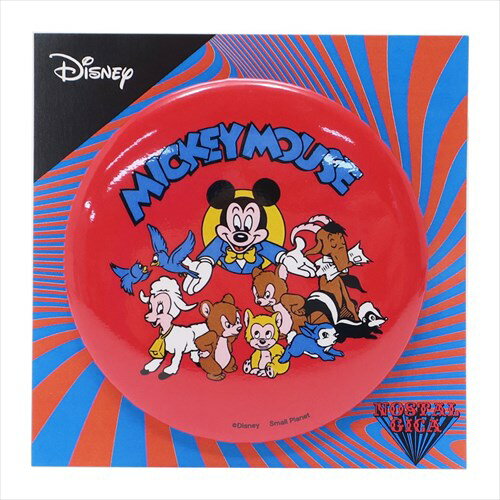 ディズニー　ノスタルジカ　缶バッジ　ミッキー　アニマル