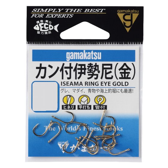 がまかつ バラ カン付伊勢尼 金 12