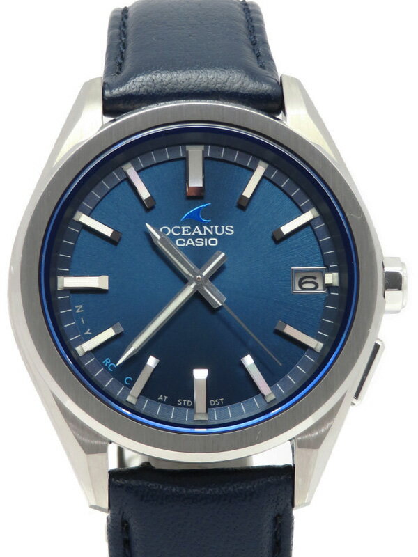 ★送料無料・未使用★お洒落　カシオ　オシアナス　OCW-T200SLE-2AJR CASIO ☆箱保付☆【CASIO】カシオ オシアナス デイト Bluetooth