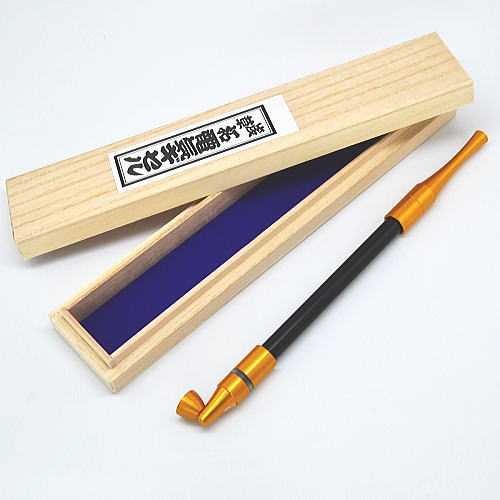 浅草拓電気ギセル プルームテック 浅草柘電気ギセル煙管見たて桐箱