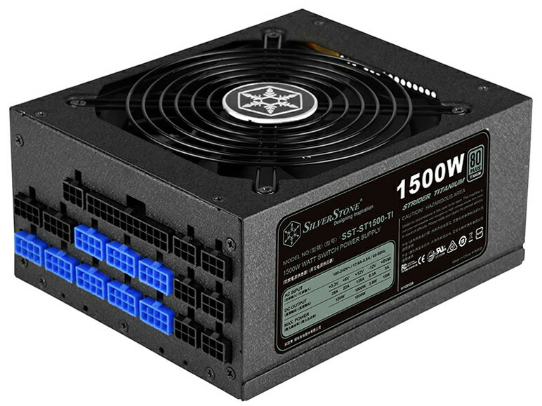 SilverStone｜シルバーストーン PC電源 STRIDER Titanium 1500W ブラック SST-ST1500-TI /ATX /Titanium
