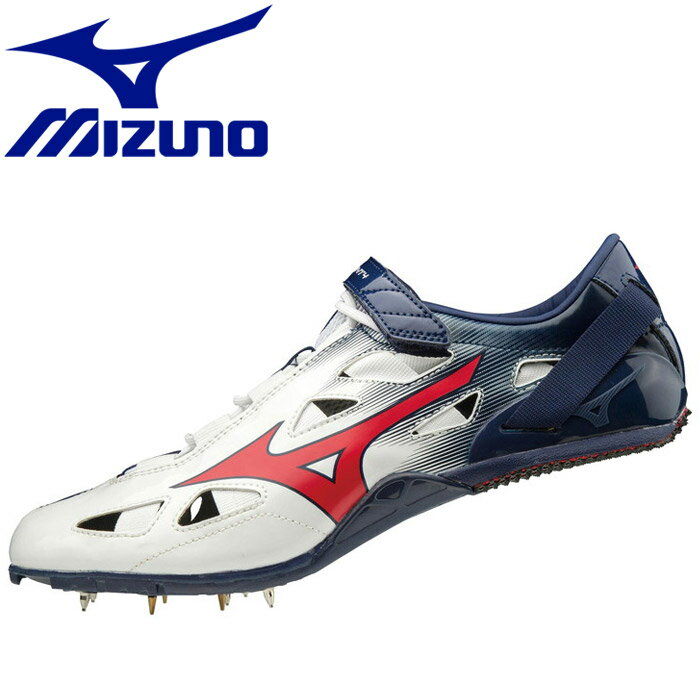 ミズノ 陸上スパイク 短距離専用 　ジオサイレンサー 8 U1GA171201　ブルー×ホワイト　24.5㎝ MIZUNO 短距離用スパイク 特価 ミズノ / 陸上シューズ ジオ