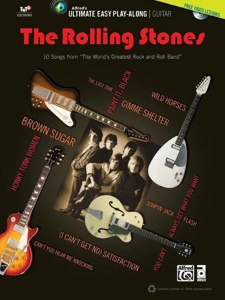 楽譜 ローリング・ストーンズ 究極のイージー・ギター・プレイ・アロング 初級者用、DVD付 輸入ギター楽… Ultimate Easy Guitar Play-Along: The Rolling Sto…