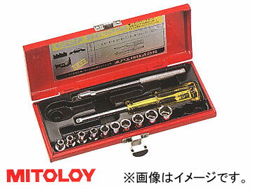 MITOLOY ソケットレンチセット　S418 M.ISO 18点セット Amazon | 水戸工機 ソケットレンチセット ミトロイ(MITOLOY