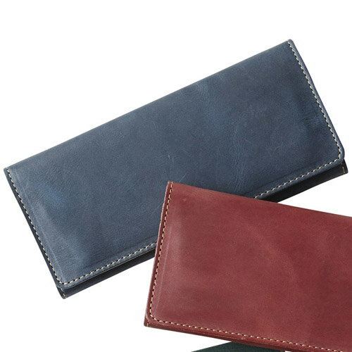 ヴァヒオ m.i.u.o.j ヌメ革 長財布 ブルー  OJ-4524 楽天市場】ギフテック ヴァヒオ m.i.u.o.j ヌメ革 長財布 ブルー OJ