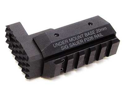 SIG SAUER P226 RAILストライクフェイス アンダーマウントベース 楽天市場】ライラクス P226 ストライク20mmアンダーマウント