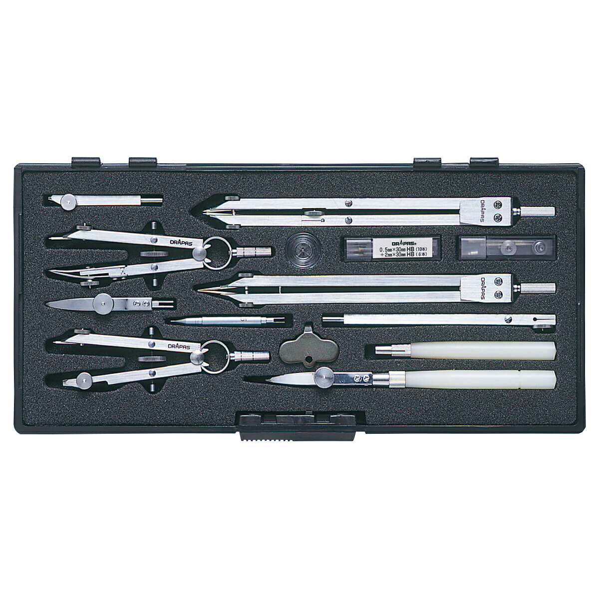楽天市場】ドラパス ドラパス 独式製図器セット 8本組16品 No.01-025 