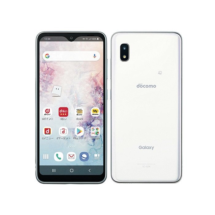 T】Galaxy A20 SC-02M ホワイト docomo スマホ docomo Galaxy A20 SC 