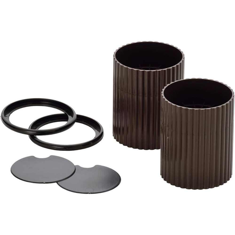 ハイヒールプラス サークル チョコレートブラウン 2個組 H-2808