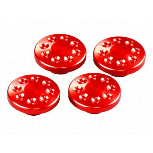 POSH Faith ポッシュフェイス M10キャップボルトカバ-4pcs ディープ オレンジ 000821-14