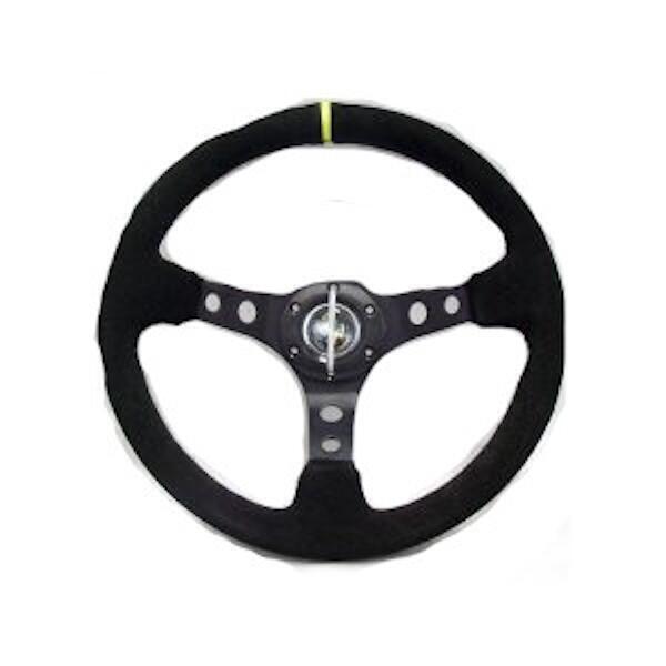 楽天市場】吉久商事 ディープコーン ステアリングハンドル ブラック