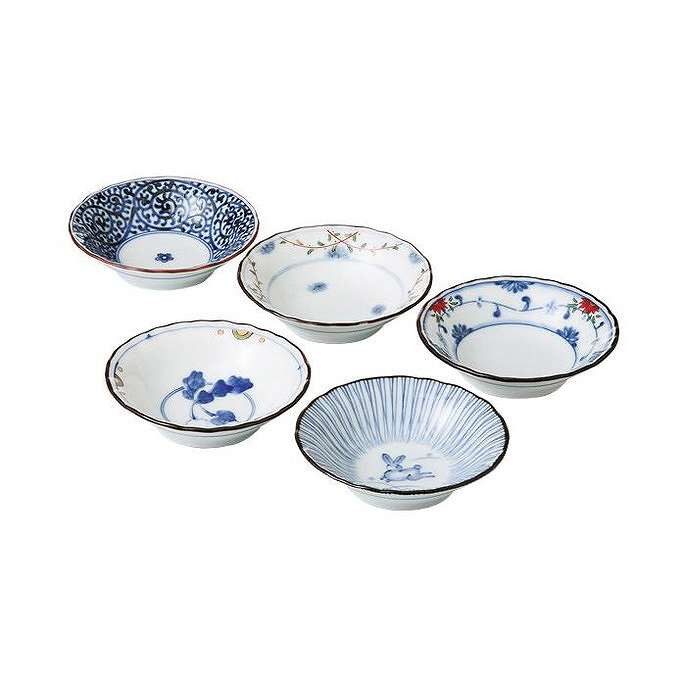 楽天市場】西日本陶器 藍絵変り 5寸皿揃 952435 | 価格比較 - 商品価格ナビ