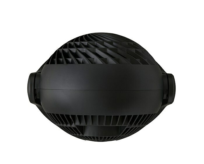 IRIS コンパクトサーキュレーター マカロン型 ブラック PCF-MKC15-B