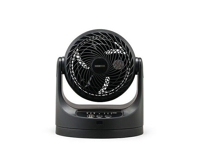 IRIS コンパクトサーキュレーター マカロン型 ブラック PCF-MKC15-B