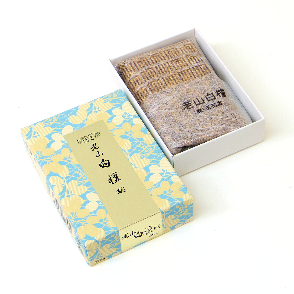 玉初堂 お香 のお香 老山白檀 刻み30g 755