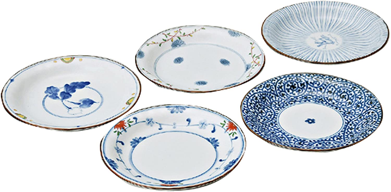 楽天市場】西日本陶器 藍絵変り 5寸皿揃 952435 | 価格比較 - 商品価格ナビ