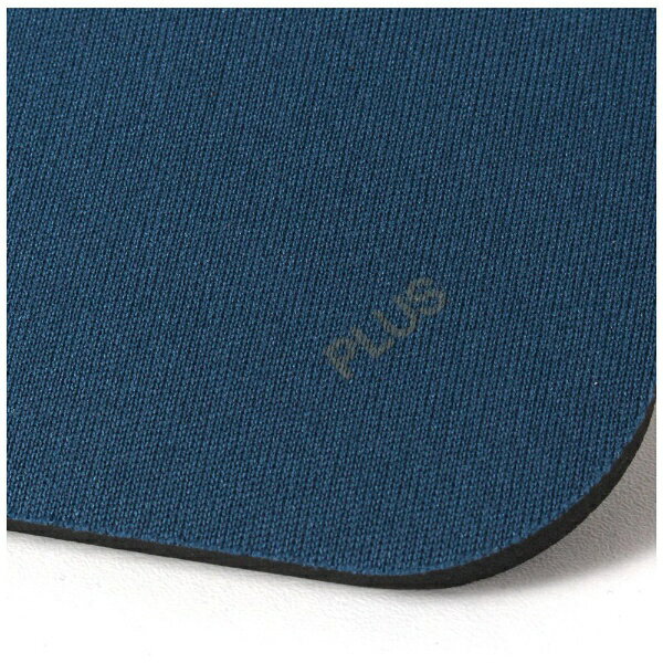 PLUS マウスパッド Mサイズ ブルー MM-521T