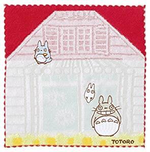 となりのトトロ　ミニタオル　家の前のトトロ
